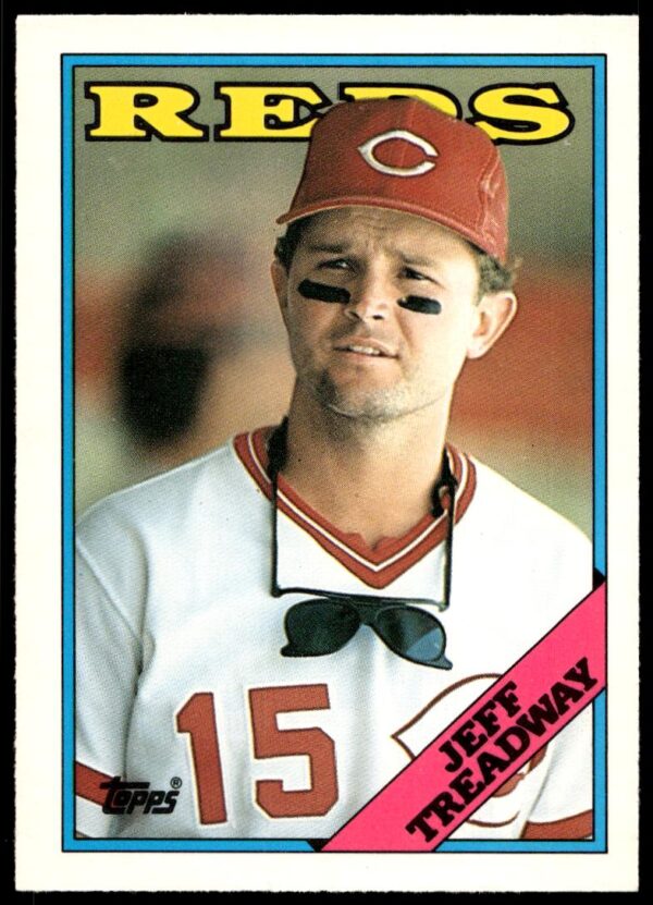 1988 Topps Traded Jeff Treadway #122T (Front)