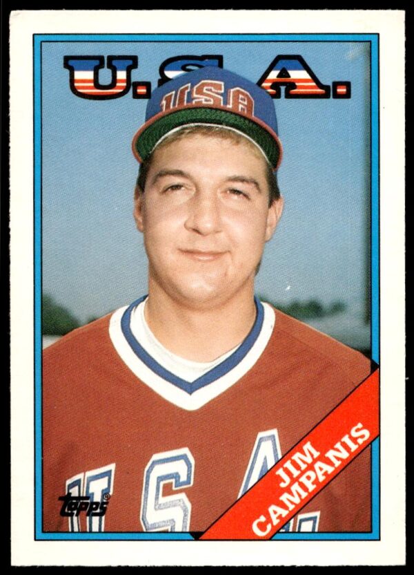 1988 Topps Traded Jim Campanis #23T (Front)
