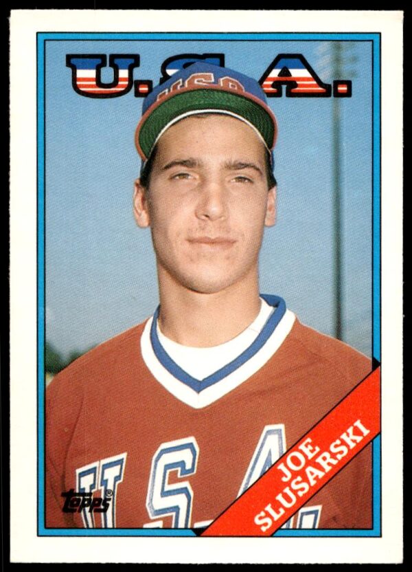 1988 Topps Traded Joe Slusarski #109T (Front)