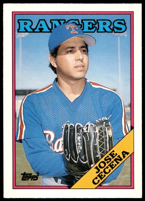 1988 Topps Traded Jose Cecena #26T (Front)