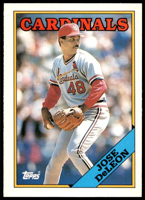 1988 Topps Traded Jose DeLeon #34T (Front)