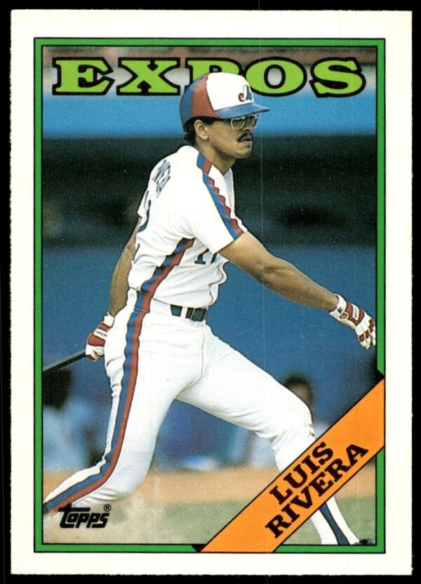 1988 Topps Traded Luis Rivera #94T (Front)