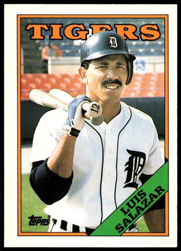 1988 Topps Traded Luis Salazar #100T (Front)