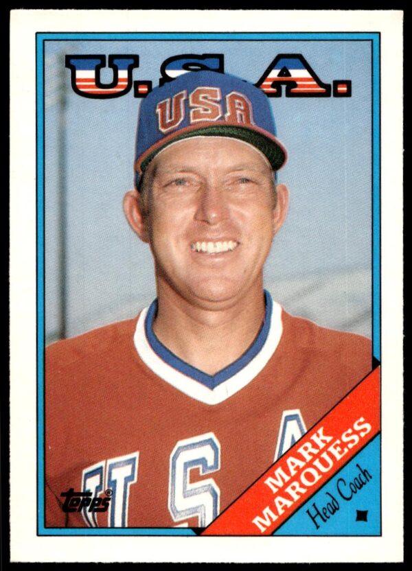 1988 Topps Traded Mark Marquess #65T (Front)