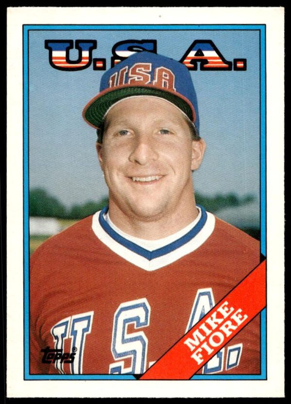 1988 Topps Traded Mike Fiore #38T (Front)