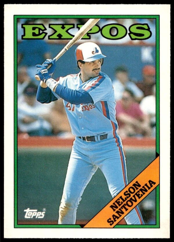 1988 Topps Traded Nelson Santovenia #102T (Front)