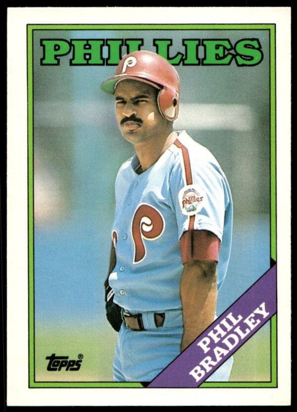 1988 Topps Traded Phil Bradley #18T (Front)
