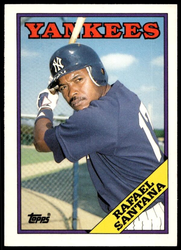 1988 Topps Traded Rafael Santana #101T (Front)
