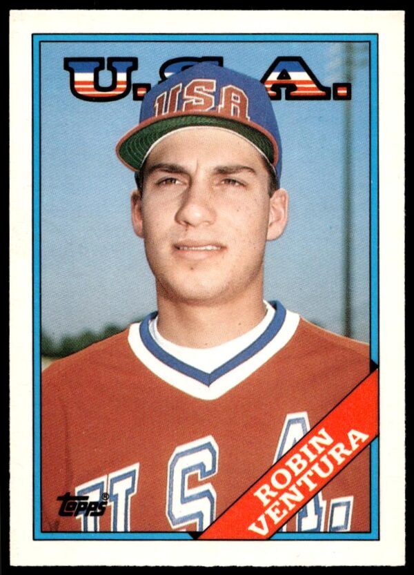 1988 Topps Traded Robin Ventura #124T (Front)