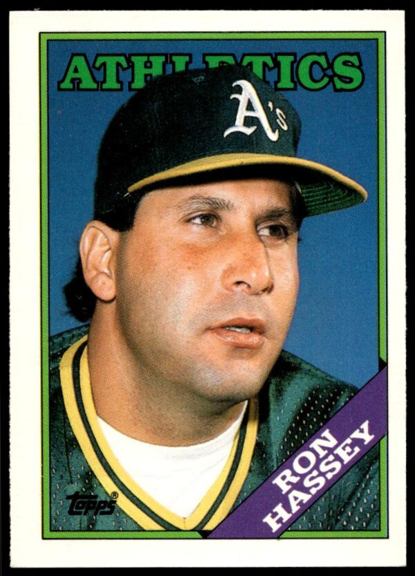 1988 Topps Traded Ron Hassey #46T (Front)