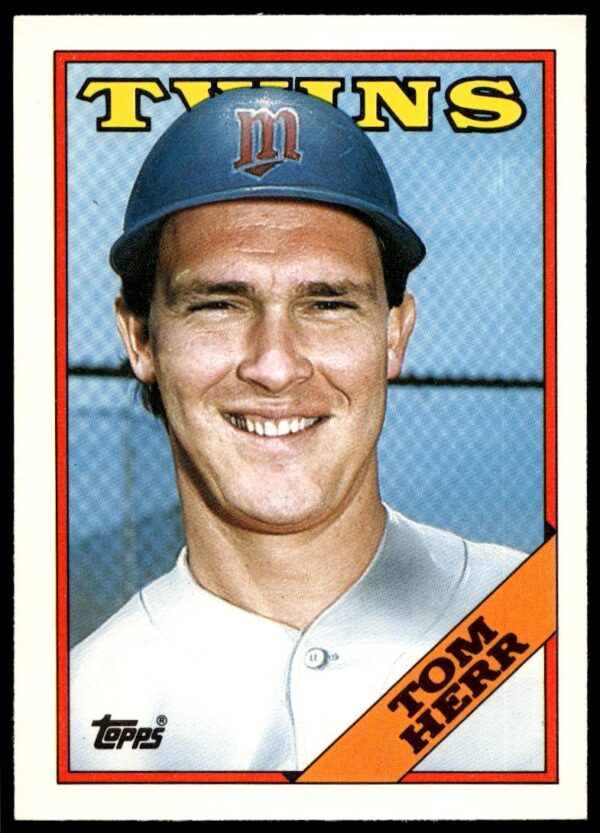 1988 Topps Traded Tom Herr #49T (Front)