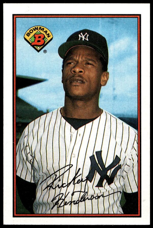 1989 Bowman Rickey Henderson #181 (Front)