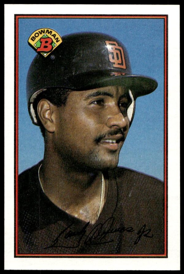 1989 Bowman Sandy Alomar Jr. #454 (Front)