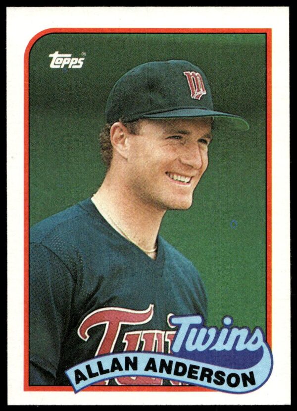 1989 Topps Allan Anderson #672 (Front)