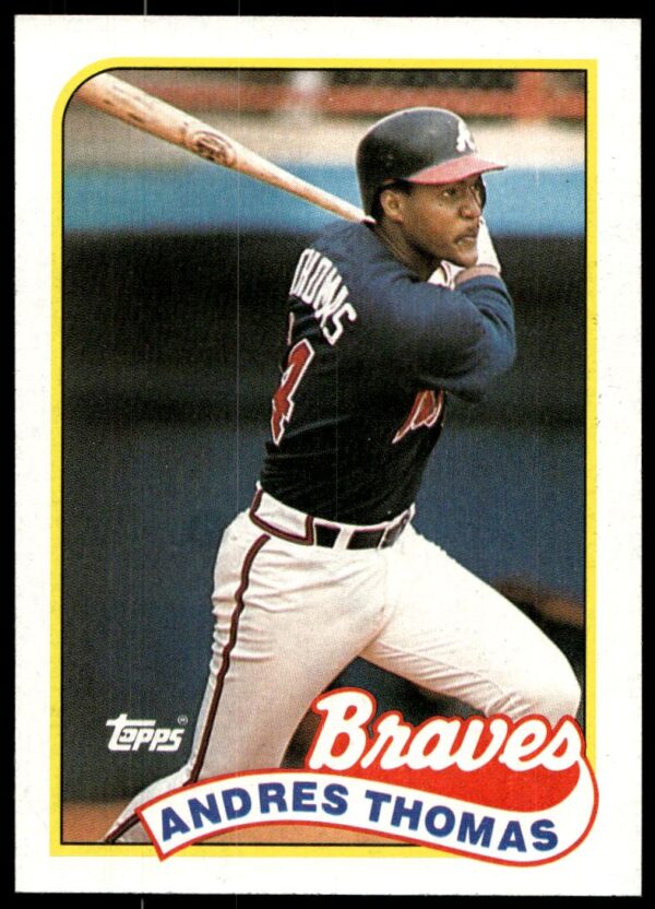 1989 Topps Andres Thomas #523 (Front)