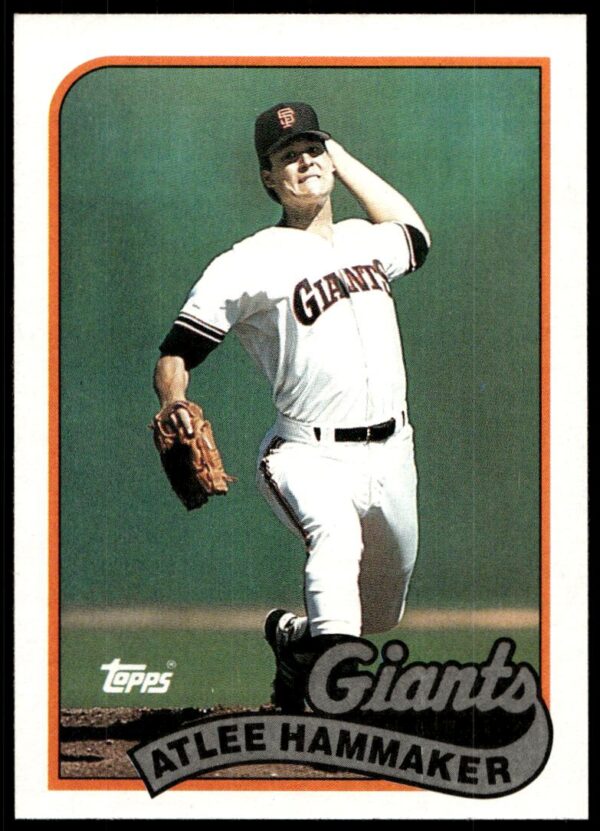 1989 Topps Atlee Hammaker #572 (Front)