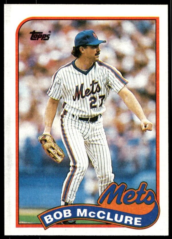 1989 Topps Bob McClure #182 (Front)