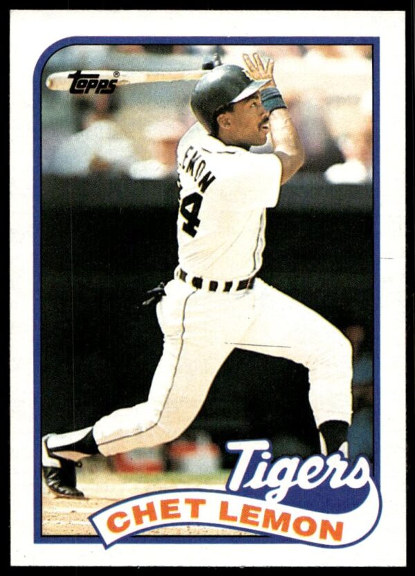 1989 Topps Chet Lemon #514 (Front)