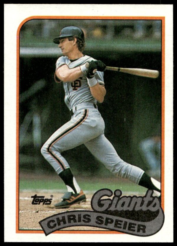 1989 Topps Chris Speier #94 (Front)