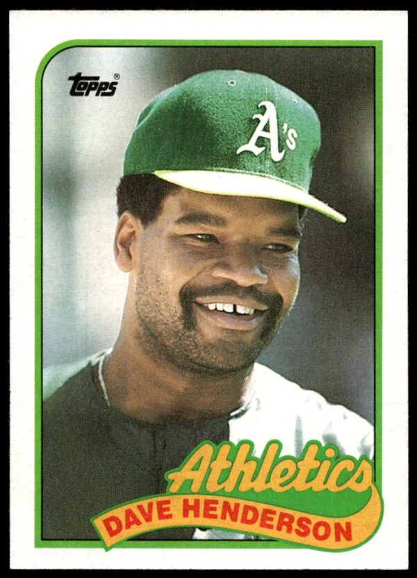 1989 Topps Dave Henderson #527 (Front)