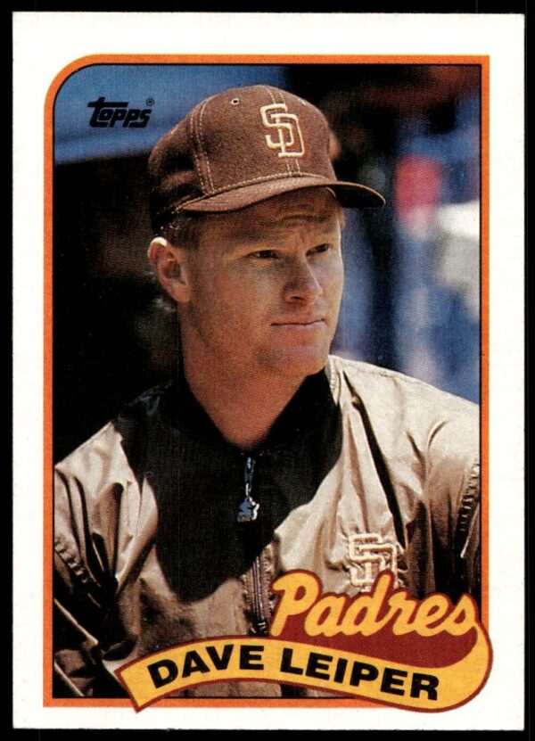1989 Topps Dave Leiper #82 (Front)