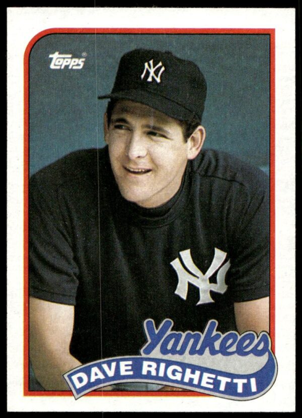 1989 Topps Dave Righetti #335 (Front)