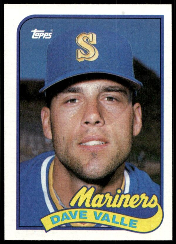 1989 Topps Dave Valle #498 (Front)