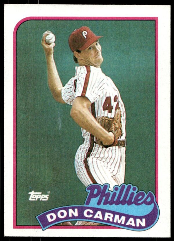 1989 Topps Don Carman #154 (Front)