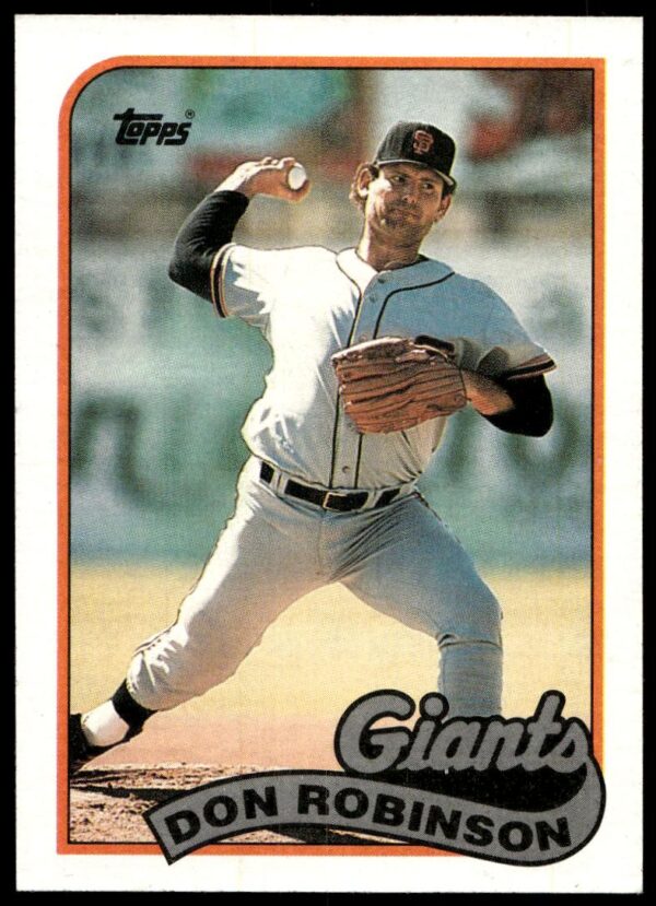 1989 Topps Don Robinson #473 (Front)