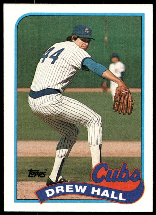 1989 Topps Drew Hall #593 (Front)