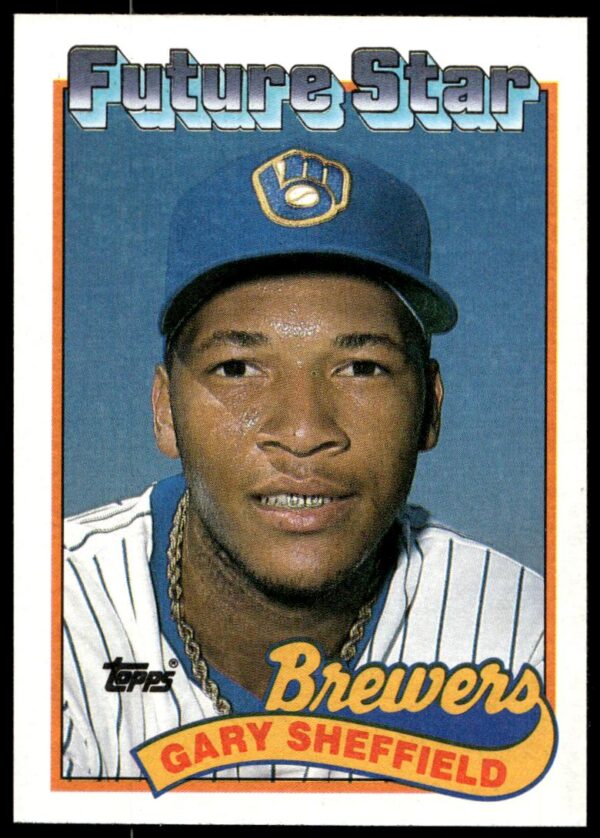 1989 Topps Gary Sheffield #343 (Front)