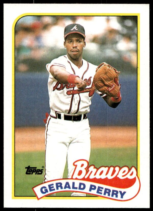 1989 Topps Gerald Perry #130 (Front)