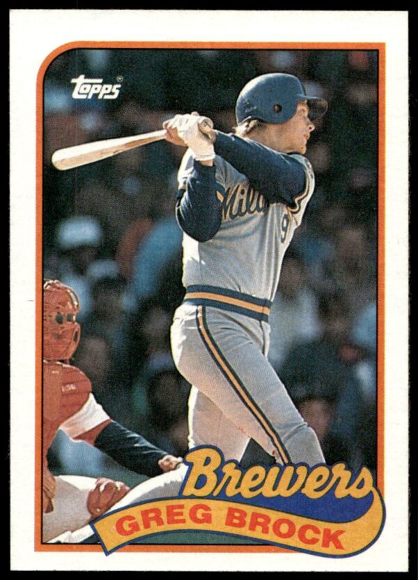 1989 Topps Greg Brock #517 (Front)