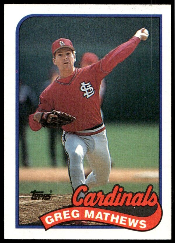 1989 Topps Greg Mathews #97 (Front)