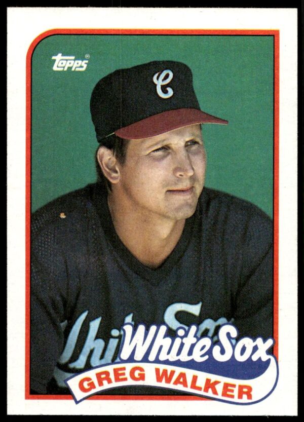 1989 Topps Greg Walker #408 (Front)