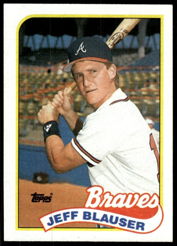 1989 Topps Jeff Blauser #83 (Front)