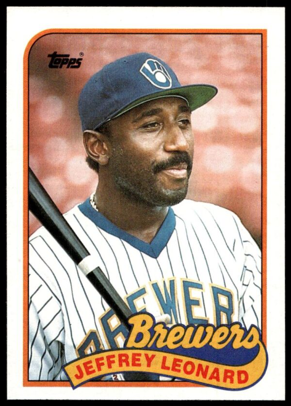 1989 Topps Jeffrey Leonard #160 (Front)