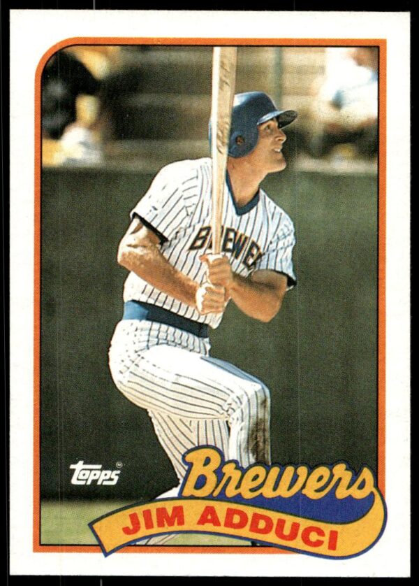 1989 Topps Jim Adduci #338 (Front)