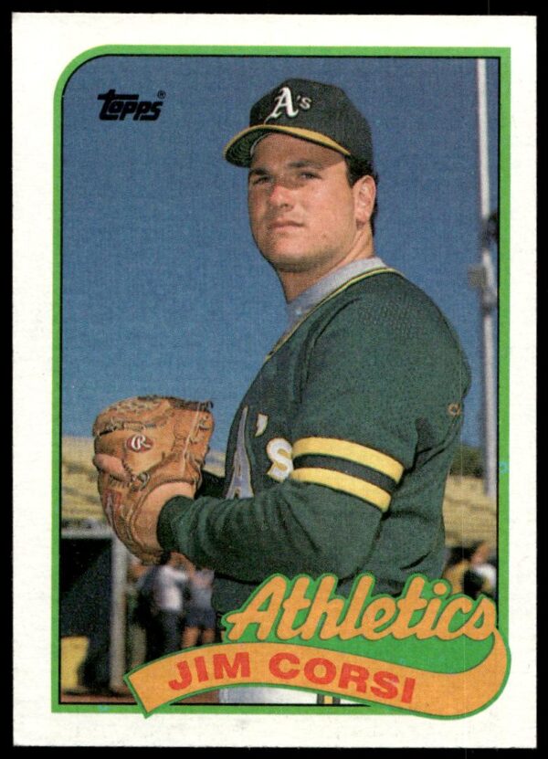 1989 Topps Jim Corsi #292 (Front)
