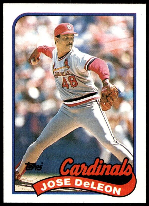 1989 Topps Jose DeLeon #107 (Front)
