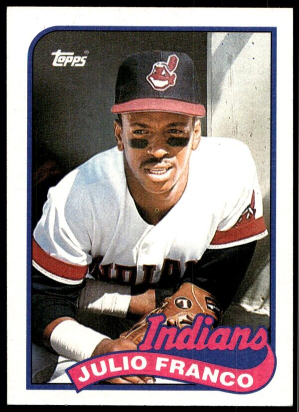 1989 Topps Julio Franco #55 (Front)