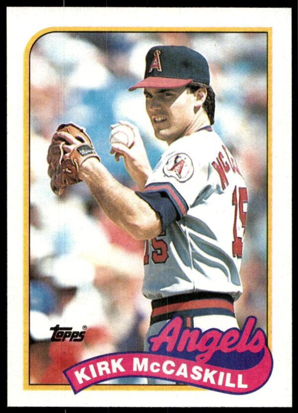 1989 Topps Kirk McCaskill #421 (Front)