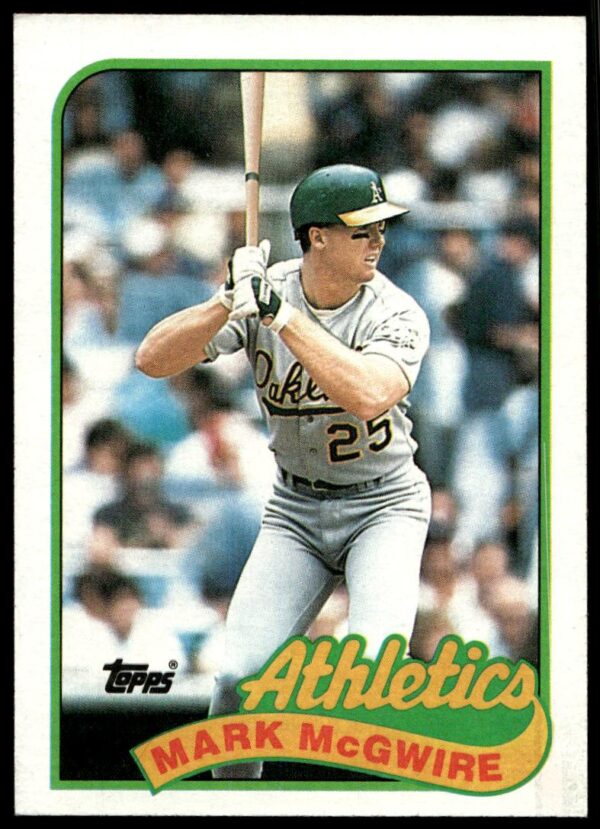 1989 Topps Mark McGwire #70 (Front)