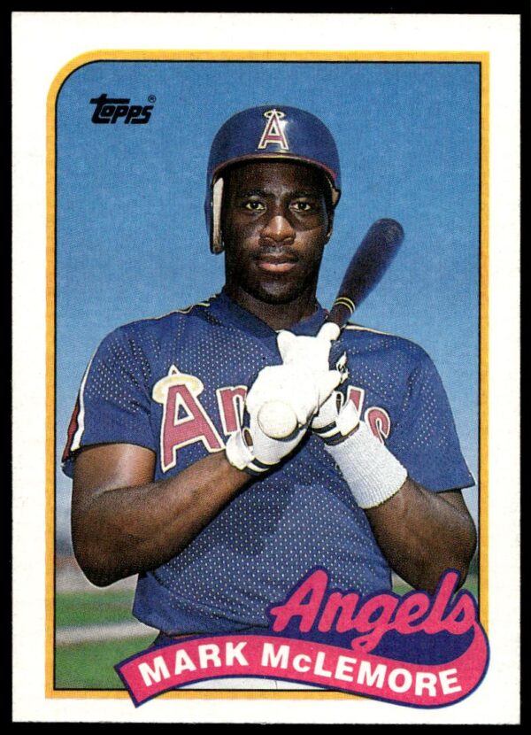 1989 Topps Mark McLemore #547 (Front)