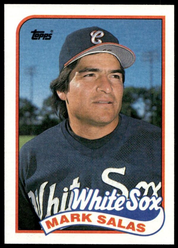 1989 Topps Mark Salas #384 (Front)
