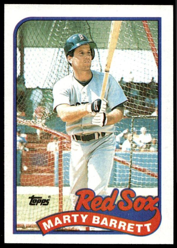 1989 Topps Marty Barrett #155 (Front)