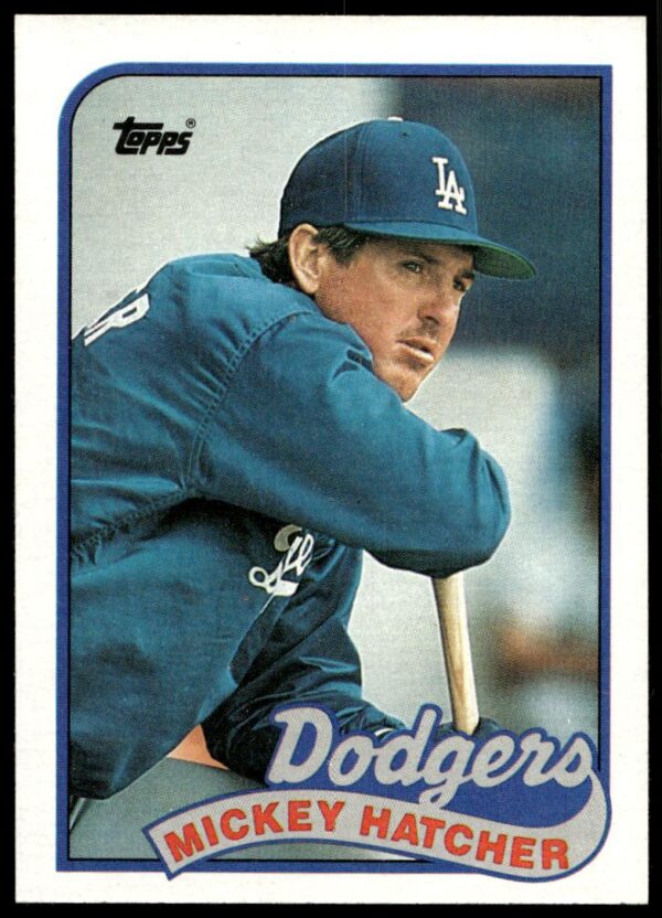 1989 Topps Mickey Hatcher #483 (Front)