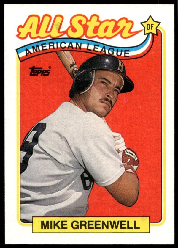 1989 Topps Mike Greenwell #402 (Front)