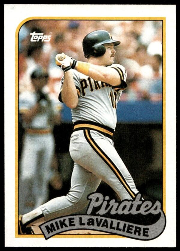 1989 Topps Mike LaValliere #218 (Front)