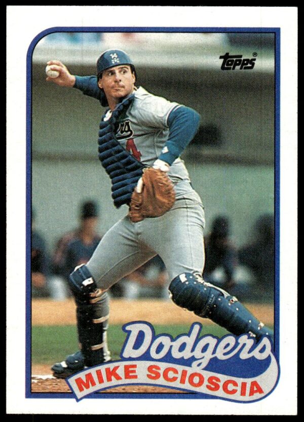 1989 Topps Mike Scioscia #755 (Front)
